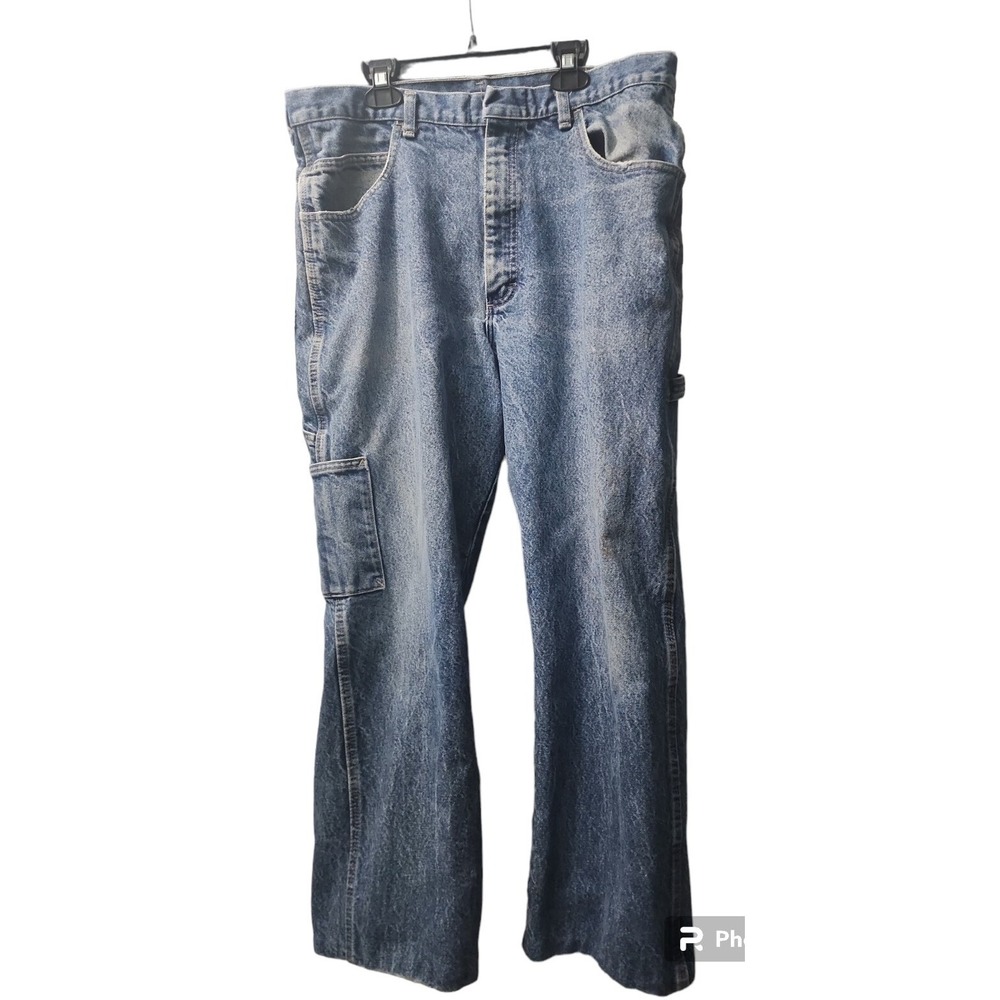 Bulwark FR Carpenter Jeans Flame Resistant Work Pants Denim‎ Blue Size 35x25